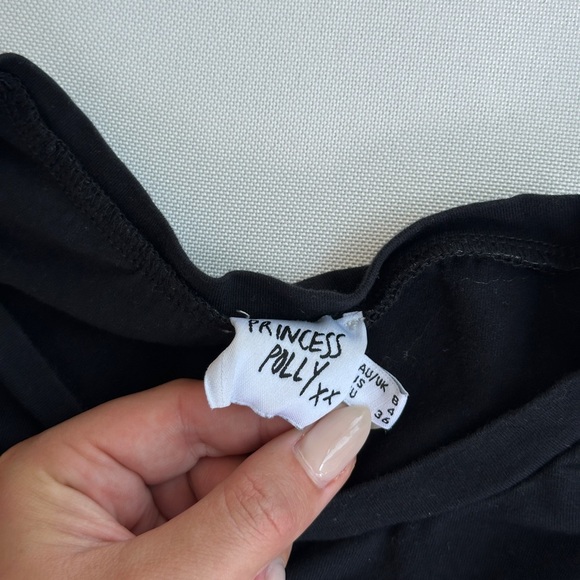 Princess Polly No Time For Love Black Tee - Picture 10 of 10